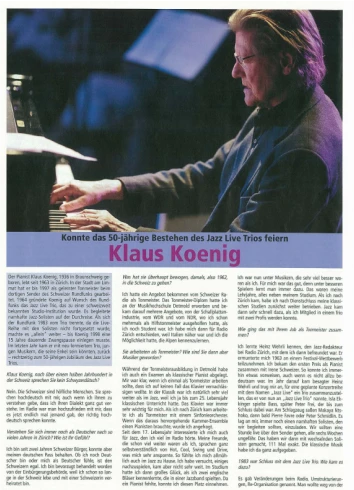 Interview Jazz Podium