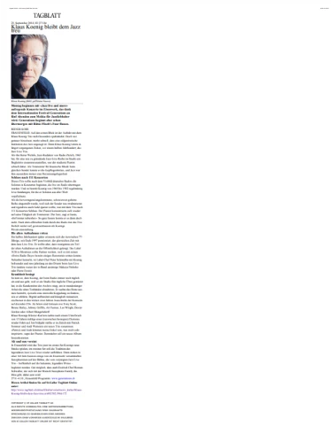 Portrait ST. Galler Tagblatt