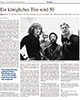 Artikel Mittelland-Zeitung zu 50 Jahren Jazz Live Trio